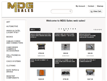 Tablet Screenshot of mdgsales.com